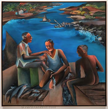 Bhupen Khakhar, Fischerman in Goa, Biennale d'Arte di Venezia