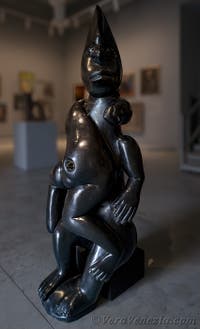 Josiah Manzi, Mfiti Woman and Snake, Biennale d'Arte di Venezia