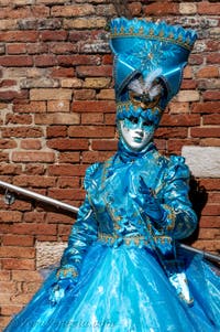 Costumi del Carnevale di Venezia al Campiello Barbaro.