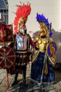 La sfilata dei costumi del Carnevale di Venezia 2026 sul Campo San Lorenzo.