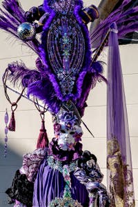 La sfilata dei costumi del Carnevale di Venezia 2026 sul Campo San Lorenzo.