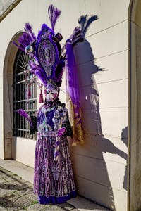 La sfilata dei costumi del Carnevale di Venezia 2026 sul Campo San Lorenzo.