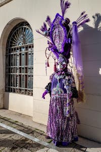 La sfilata dei costumi del Carnevale di Venezia 2026 sul Campo San Lorenzo.