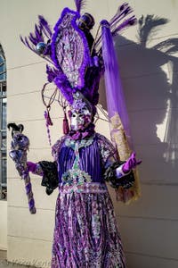 La sfilata dei costumi del Carnevale di Venezia 2026 sul Campo San Lorenzo.