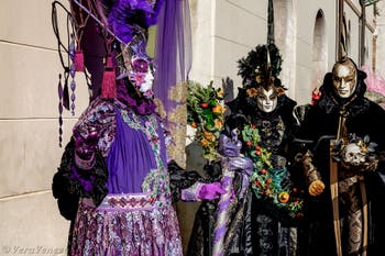 La sfilata dei costumi del Carnevale di Venezia 2026 sul Campo San Lorenzo.