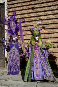 La sfilata dei costumi del Carnevale di Venezia 2026 sul Campo San Lorenzo.