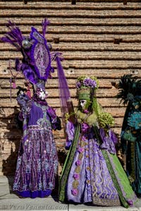 La sfilata dei costumi del Carnevale di Venezia 2026 sul Campo San Lorenzo.