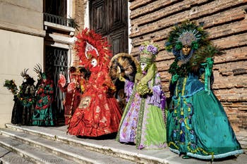 La sfilata dei costumi del Carnevale di Venezia 2026 sul Campo San Lorenzo.