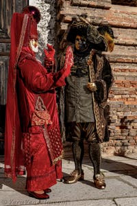 La sfilata dei costumi del Carnevale di Venezia 2026 sul Campo San Lorenzo.