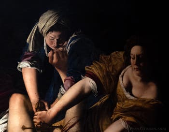Artemisia Gentileschi, Oloferne decapitato da Giuditta, 1620, Galleria degli Uffizi, Firenze, Italia