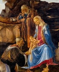 Botticelli, Adorazione dei Magi, 1475-1477, Galleria degli Uffizi, Firenze, Italia