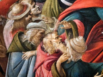 Botticelli, Adorazione dei Magi 1490-1500, Galleria degli Uffizi Firenze Italia