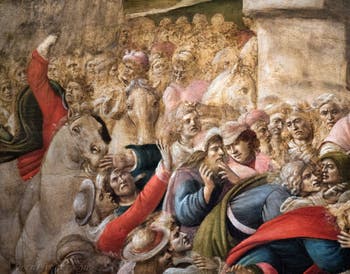 Botticelli, Adorazione dei Magi 1490-1500, Galleria degli Uffizi Firenze Italia