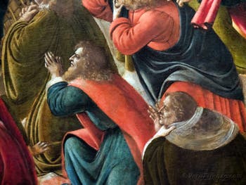 Botticelli, Adorazione dei Magi 1490-1500, Galleria degli Uffizi Firenze Italia