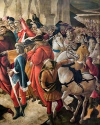 Botticelli, Adorazione dei Magi 1490-1500, Galleria degli Uffizi, Firenze, Italia