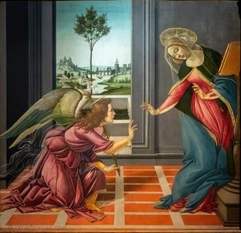Sandro Botticelli, Annunciazione del Cestello, 1489, Galleria degli Uffizi, Firenze, Italia