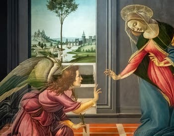 Sandro Botticelli, Annunciazione di Cestello, 1489, Galleria degli Uffizi, Firenze, Italia
