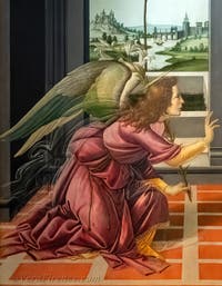 Sandro Botticelli, Annunciazione di Cestello, 1489, Galleria degli Uffizi, Firenze, Italia