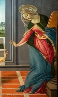 Sandro Botticelli, Annunciazione di Cestello, 1489, Galleria degli Uffizi, Firenze Italia