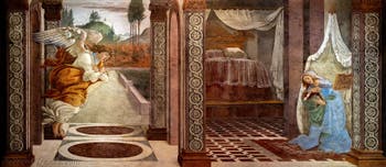 Sandro Botticelli, Annunciazione di San Martino alla Scala, Galleria degli Uffizi, Firenze, Italia