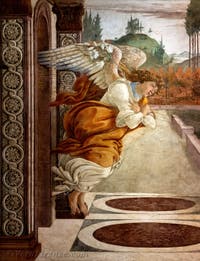 Sandro Botticelli, Annunciazione di San Martino alla Scala, Galleria degli Uffizi, Firenze, Italia