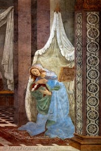 Sandro Botticelli, Annunciazione di San Martino alla Scala, Galleria degli Uffizi, Firenze, Italia