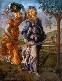Sandro Botticelli, Il ritorno di Giuditta dal campo nemico a Betulia, 1470, Galleria degli Uffizi, Firenze, Italia
