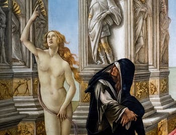 Sandro Botticelli, La Calunnia, 1495-1497, Galleria degli Uffizi, Firenze, Italia