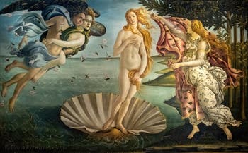 Sandro Botticelli, La nascita di Venere, Galleria degli Uffizi, Firenze, Italia