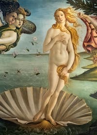 Sandro Botticelli, La nascita di Venere, Galleria degli Uffizi, Firenze, Italia