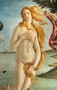 Sandro Botticelli, La nascita di Venere, Galleria degli Uffizi, Firenze, Italia