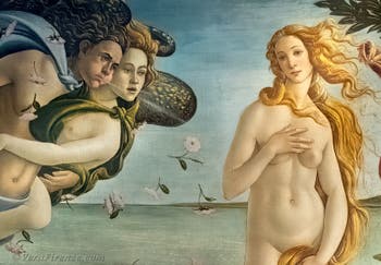 Sandro Botticelli, La nascita di Venere, Galleria degli Uffizi, Firenze, Italia
