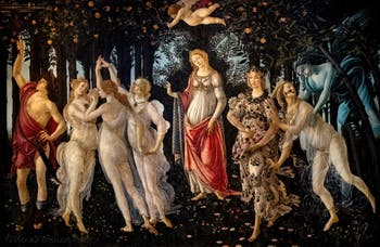 Sandro Botticelli, La Primavera, 1481-1482, Galleria degli Uffizi, Firenze, Italia
