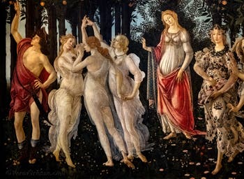 Sandro Botticelli, La Primavera, 1481-1482, Galleria degli Uffizi, Firenze, Italia
