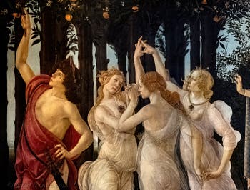 Sandro Botticelli, La Primavera, 1481-1482, Galleria degli Uffizi, Firenze, Italia