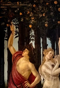 Sandro Botticelli, La Primavera, 1481-1482, Galleria degli Uffizi, Firenze, Italia