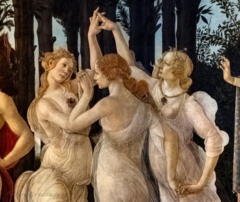 Sandro Botticelli, La Primavera, 1481-1482, Galleria degli Uffizi, Firenze, Italia