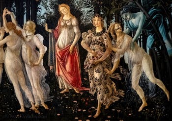 Sandro Botticelli, La Primavera, 1481-1482, Galleria degli Uffizi, Firenze, Italia