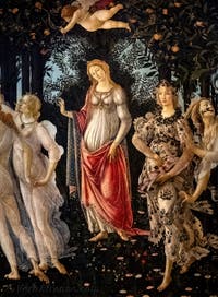 Sandro Botticelli, La Primavera, 1481-1482, Galleria degli Uffizi, Firenze, Italia