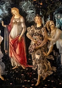 Sandro Botticelli, La Primavera, 1481-1482, Galleria degli Uffizi, Firenze, Italia