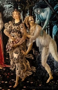 Sandro Botticelli, La Primavera, 1481-1482, Galleria degli Uffizi, Firenze, Italia