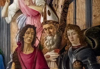 Sandro Botticelli, Madonna col Bambino in trono, Galleria degli Uffizi, Firenze, Italia