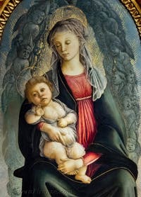 Sandro Botticelli, Madonna con Bambino in gloria di Serafini, Galleria degli Uffizi, Firenze, Italia