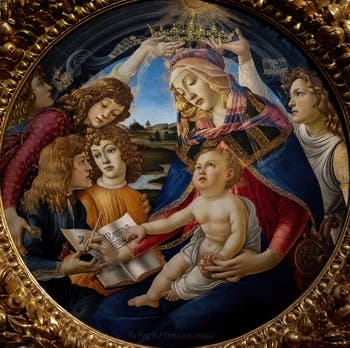 Sandro Botticelli, Madonna del Magnificat, Galleria degli Uffizi, Firenze, Italia