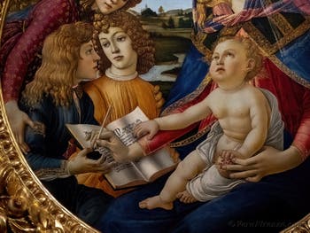 Sandro Botticelli, Madonna del Magnificat, Galleria degli Uffizi, Firenze, Italia