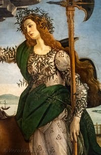 Sandro Botticelli, Pallade e il Centauro, Galleria degli Uffizi, Firenze, Italia