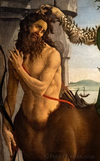 Sandro Botticelli, Pallade e il Centauro, Galleria degli Uffizi, Firenze, Italia