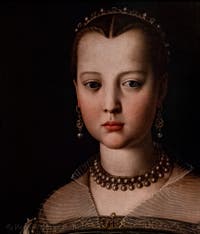Bronzino, Ritratto di Maria de' Medici, 1551, Galleria degli Uffizi, Firenze, Italia
