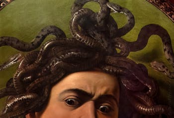 Caravaggio Michelangelo Merisi, Testa di Medusa, 1596-1598, Galleria degli Uffizi, Firenze, Italia