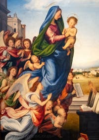 Fra Bartolomeo, Visione di San Bernardo, 1504-1507, Galleria degli Uffizi a Firenze, Italia